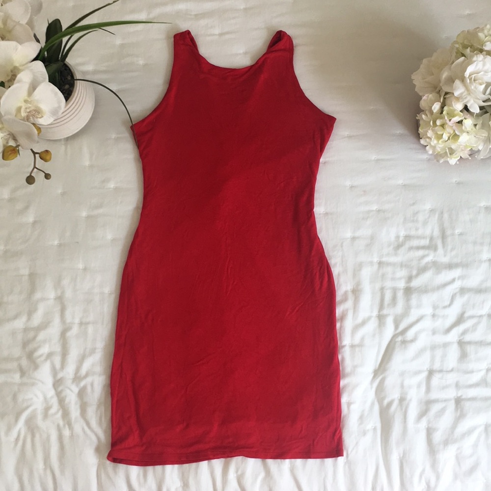Red dress